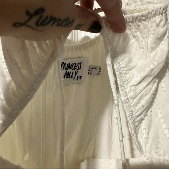 PRINCESS POLLY Caria Mini White Dress - Picture 5 of 6